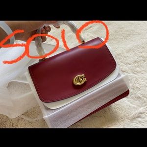 NWT coach Parker with top handle. SOLD!!